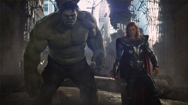 Thor e Hulk em Avengers - Imaginação Fértil