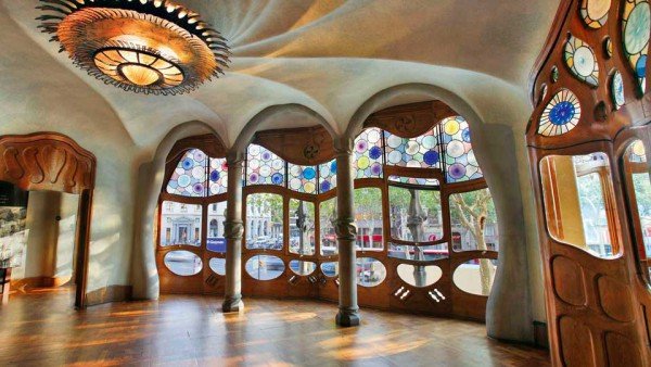 Casa Batlló, obra de Antoni Gaudí em Barcelona.