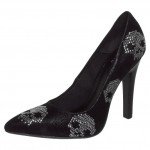 scarpin caveiras Pink Connection