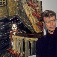 David Bowie e uma das obras de sua coleção – Imaginação Fértil