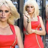 Penelope Cruz caracterizada como Donatella Versace – Imaginação Fértil